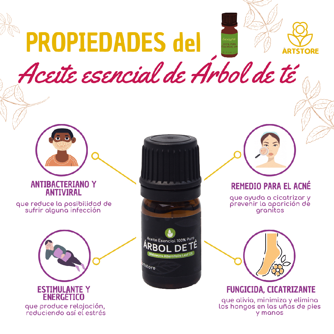 alto . Accidental Aceite Esencial de Árbol de Té 7 ml | Artstore Perú