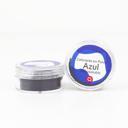 Colorante en polvo azul