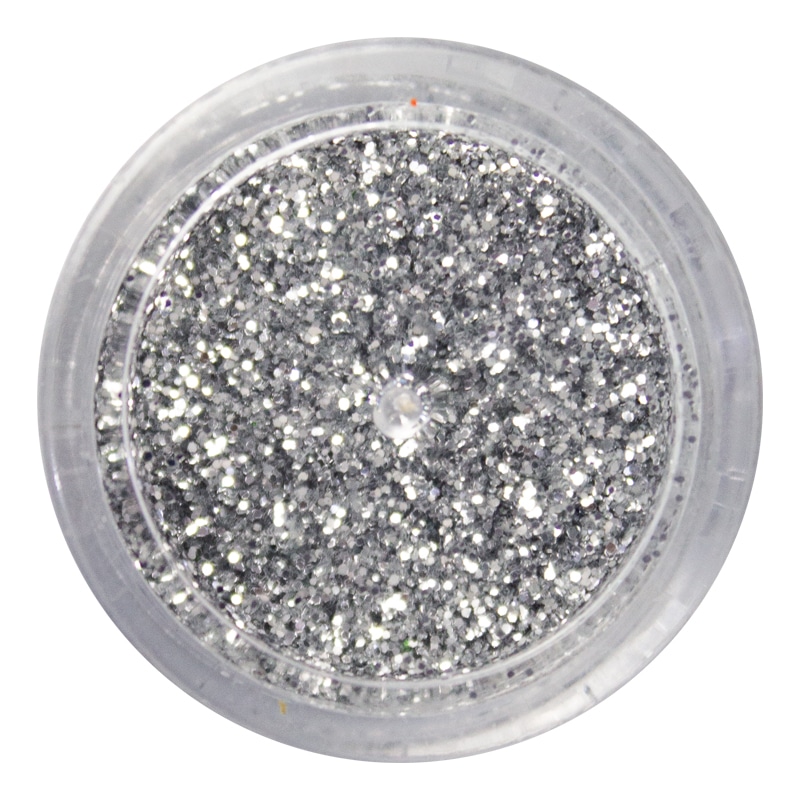 Glitter Plateado
