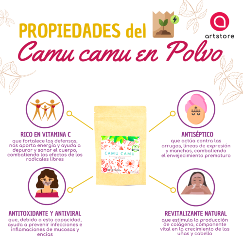 Camu camu en Polvo 50 gramos - Imagen 3