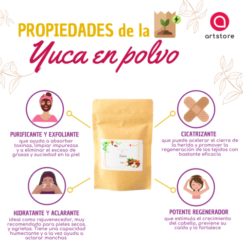 Yuca en polvo 50 gramos - Imagen 2