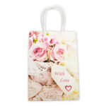 Bolsa de Regalo  de Flores Rosadas - Imagen 2