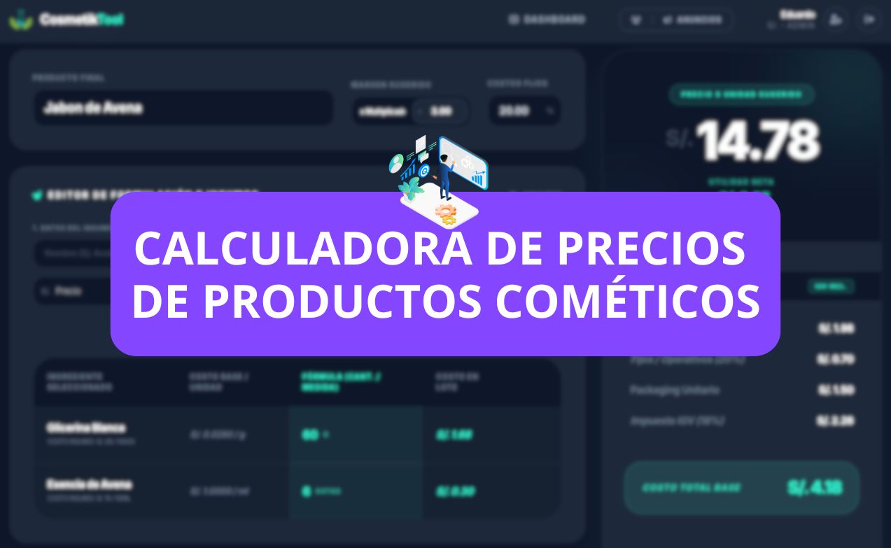 CALCULADOR DE PRECIOS DE PRODUCTOS