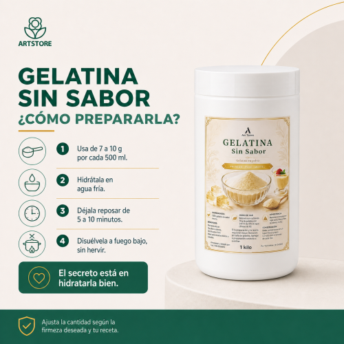 Gelatina sin sabor (250gr) - Imagen 2