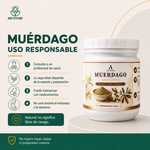 MÚERDAGO EN POLVO (100gr) - Imagen 2